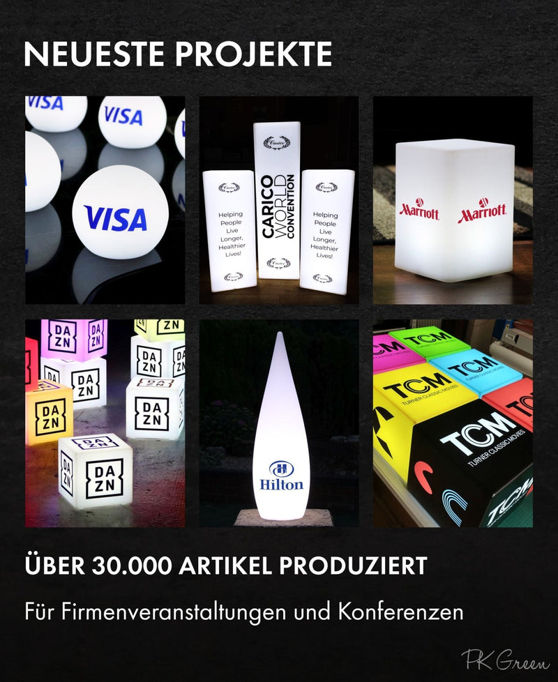 Messe Ausstellung Logo Lightbox Schild, Hohes Beleuchtetes Personalisiertes Marken-Display Säule Pfeiler Sockel für Firmenevent , Konferenz Dekoration