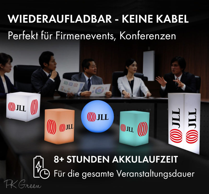 Messe Ausstellung Logo Lightbox Schild, Hohes Beleuchtetes Personalisiertes Marken-Display Säule Pfeiler Sockel für Firmenevent , Konferenz Dekoration