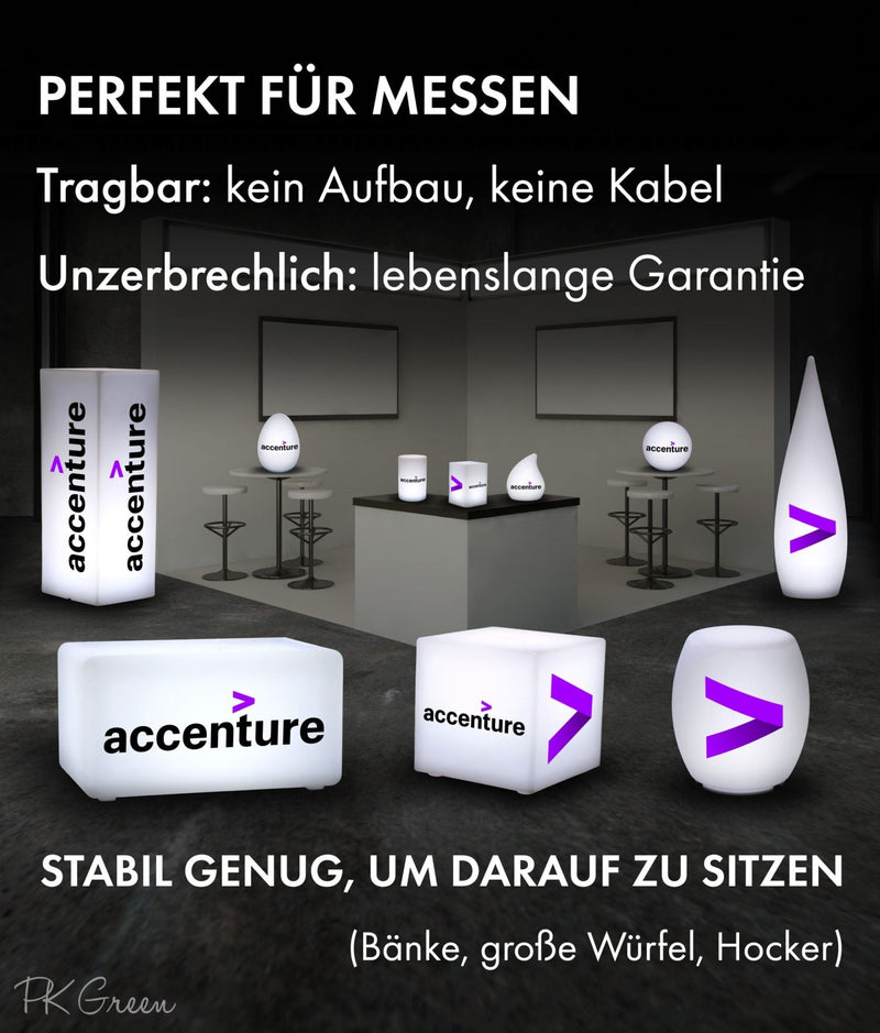 Messe Ausstellung Logo Lightbox Schild, Hohes Beleuchtetes Personalisiertes Marken-Display Säule Pfeiler Sockel für Firmenevent , Konferenz Dekoration