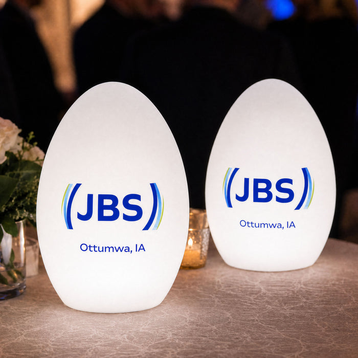 LED-Tischlampe individuell massgeschneidert Logo-Lichtwerbung mit Hintergrundbeleuchtung Multicolor
