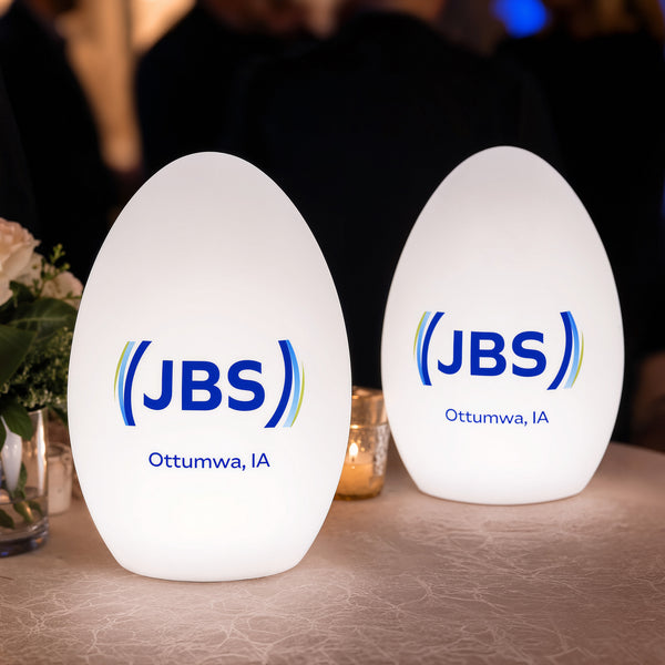 LED-Tischlampe individuell massgeschneidert Logo-Lichtwerbung mit Hintergrundbeleuchtung Multicolor