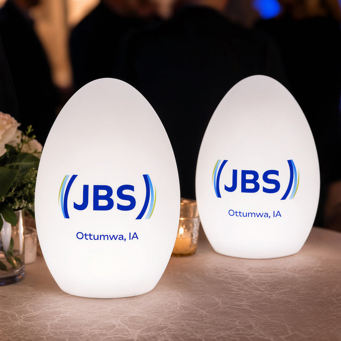 LED-Tischlampe individuell massgeschneidert Logo-Lichtwerbung mit Hintergrundbeleuchtung Multicolor