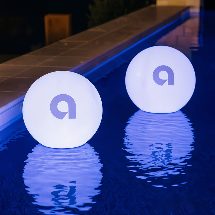 LED Kugellampe schwimmend für Outdoorevent Hochzeit Poolpartys individualisierter Leuchtkasten gross