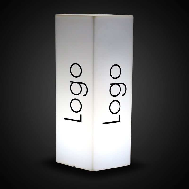 Messe Ausstellung Logo Lightbox Schild, Hohes Beleuchtetes Personalisiertes Marken-Display Säule Pfeiler Sockel für Firmenevent , Konferenz Dekoration