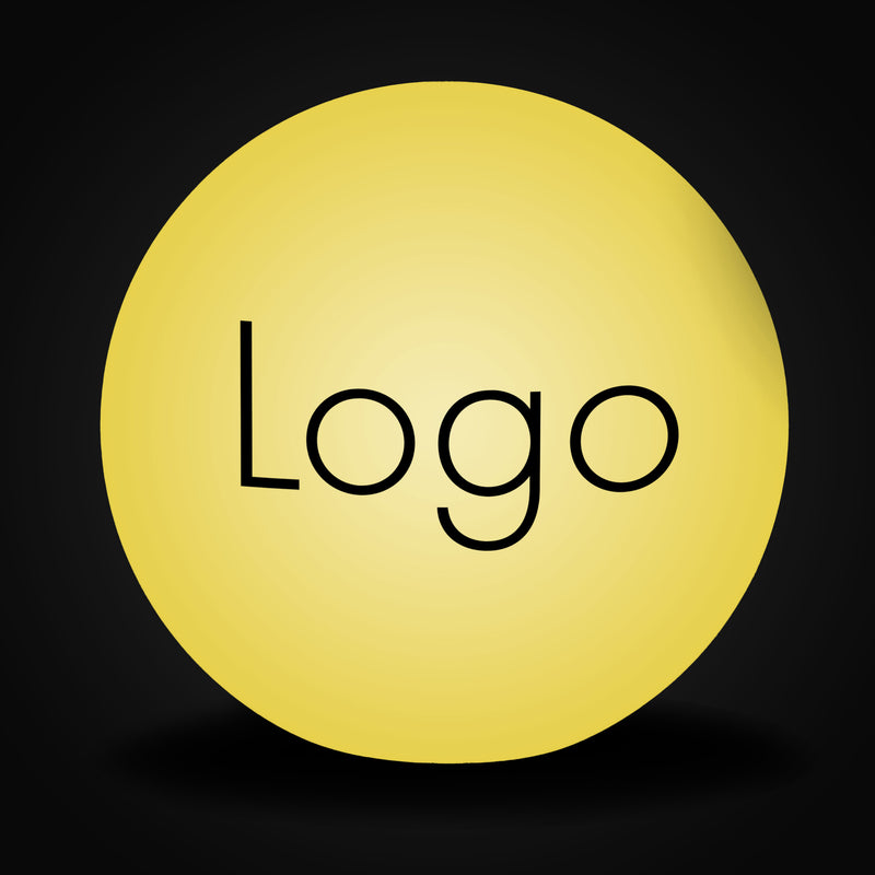 Runde LED-Logo-Leuchtreklame, Personalisierte Kugel-Stehlampe, Beleuchtete und freistehende Leuchtwerbung für Firmenveranstaltungen