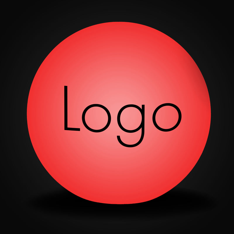 Runde LED-Logo-Leuchtreklame, Personalisierte Kugel-Stehlampe, Beleuchtete und freistehende Leuchtwerbung für Firmenveranstaltungen