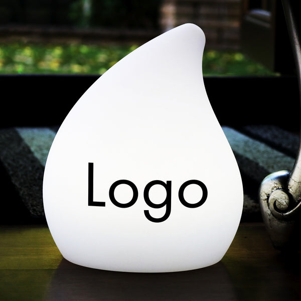 Tischlicht mit individuellem Markenlogo, Beleuchtete Display-Lichtbox, Werbeschild für Firmenessen, Konferenz,  Preisverleihung, Ausstellung, Messe