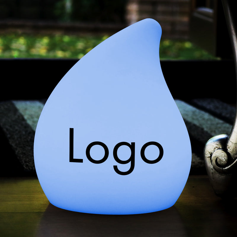 Tischlicht mit individuellem Markenlogo, Beleuchtete Display-Lichtbox, Werbeschild für Firmenessen, Konferenz,  Preisverleihung, Ausstellung, Messe