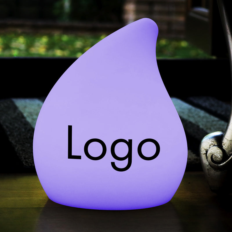 Tischlicht mit individuellem Markenlogo, Beleuchtete Display-Lichtbox, Werbeschild für Firmenessen, Konferenz,  Preisverleihung, Ausstellung, Messe