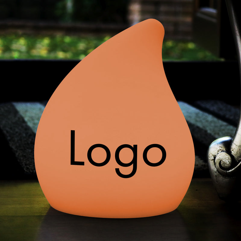 Tischlicht mit individuellem Markenlogo, Beleuchtete Display-Lichtbox, Werbeschild für Firmenessen, Konferenz,  Preisverleihung, Ausstellung, Messe