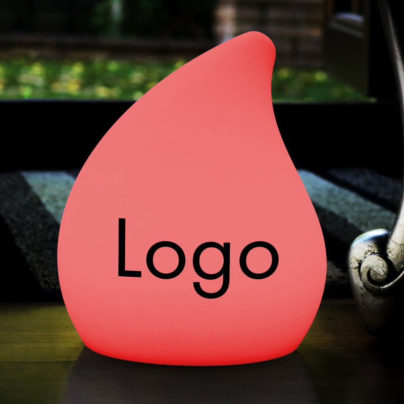 Tischlicht mit individuellem Markenlogo, Beleuchtete Display-Lichtbox, Werbeschild für Firmenessen, Konferenz,  Preisverleihung, Ausstellung, Messe