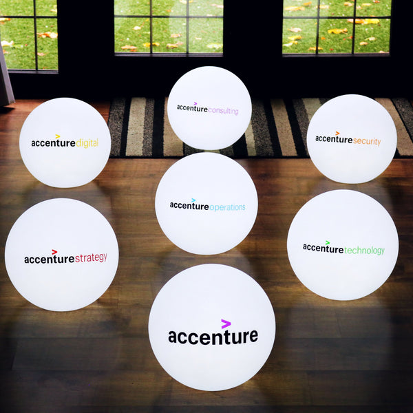 Runde individualisierte LED-Leuchtreklame Lampe Werbemittel mit Marken-Logo Leuchtkasten 40 cm Kugel