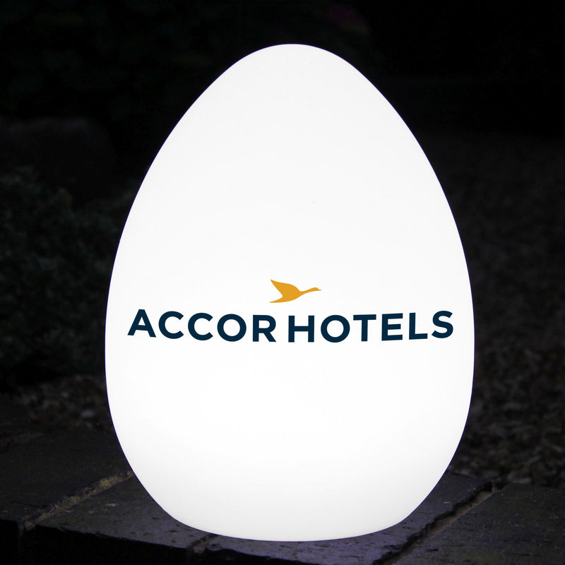 LED-Tischlampe individuell massgeschneidert Logo-Lichtwerbung mit Hintergrundbeleuchtung Multicolor