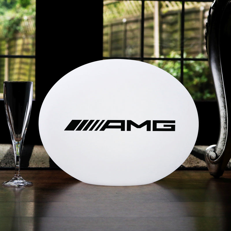 Individuelle personalisierte LED-Tischlampe Outdoor mit Hintergrundbeleuchtung Logo-Kugelleuchte