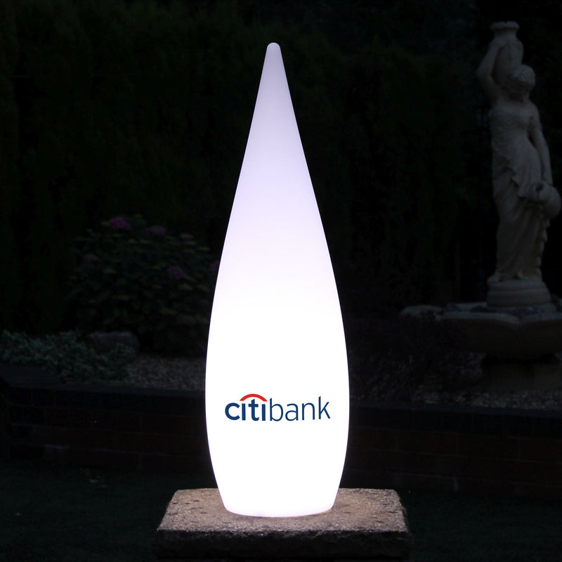 LED-Stehlampe personalisiert dekorativ massgeschneidert Leuchtkasten 80cm grosse Outdoor-Beleuchtung