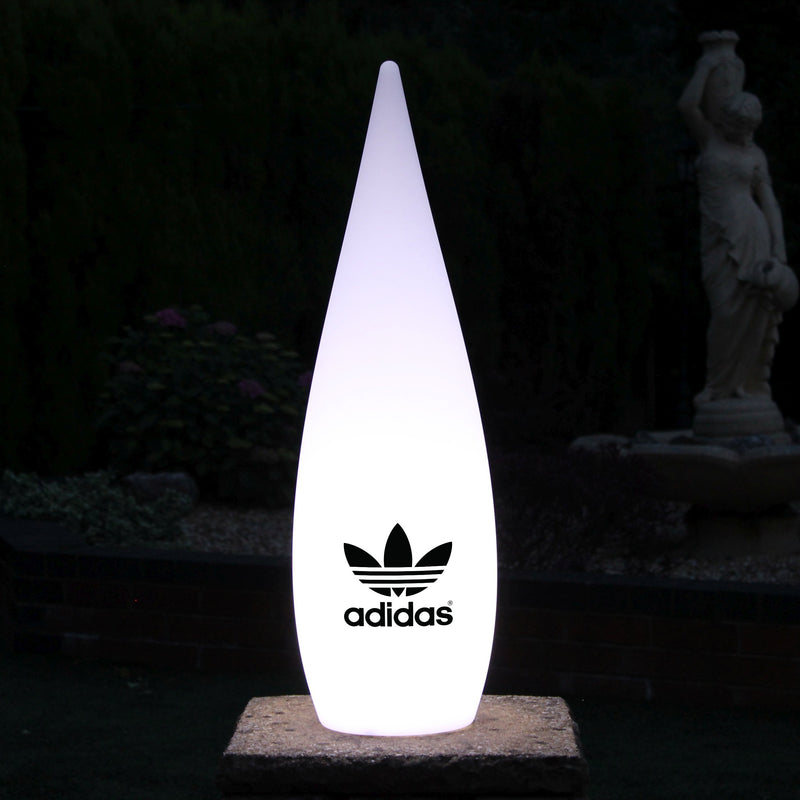 LED-Stehlampe personalisiert dekorativ massgeschneidert Leuchtkasten 80cm grosse Outdoor-Beleuchtung