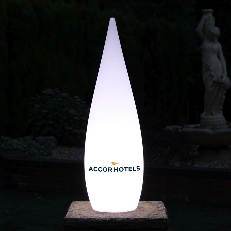LED-Stehlampe personalisiert dekorativ massgeschneidert Leuchtkasten 80cm grosse Outdoor-Beleuchtung