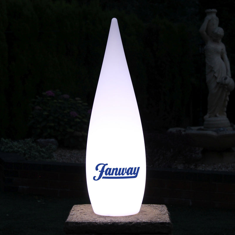 LED-Stehlampe personalisiert dekorativ massgeschneidert Leuchtkasten 80cm grosse Outdoor-Beleuchtung