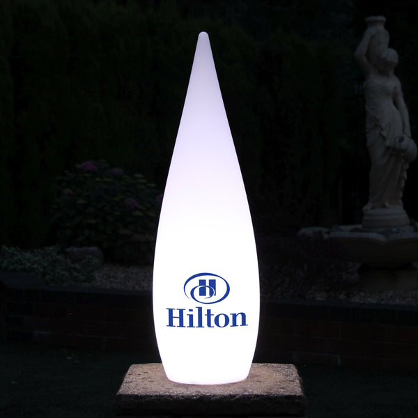 LED-Stehlampe personalisiert dekorativ massgeschneidert Leuchtkasten 80cm grosse Outdoor-Beleuchtung