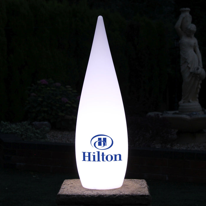 LED-Stehlampe personalisiert dekorativ massgeschneidert Leuchtkasten 80cm grosse Outdoor-Beleuchtung