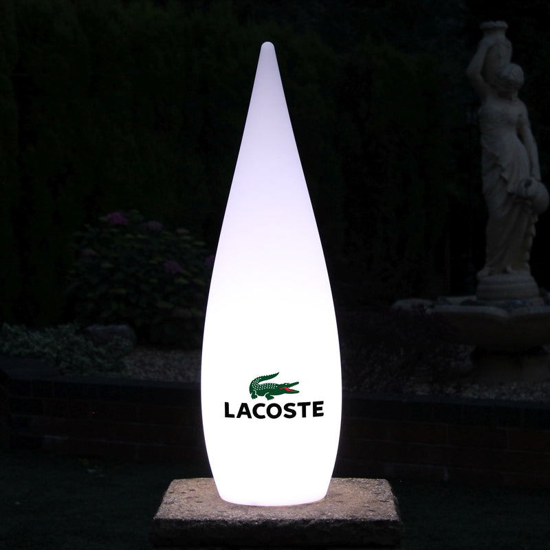 LED-Stehlampe personalisiert dekorativ massgeschneidert Leuchtkasten 80cm grosse Outdoor-Beleuchtung