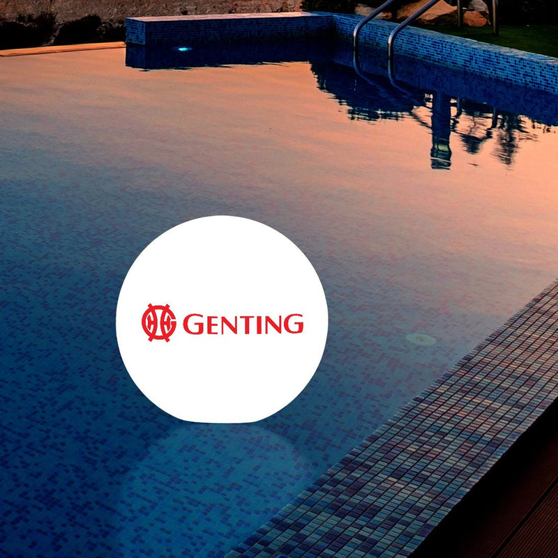 Schwimmkugel LED Personalisierte Logo-Lichtwerbung Leuchtkasten Markenaufdruck Outdoor-Beleuchtung