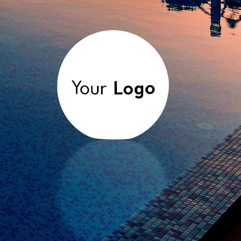 LED-Schwimmkugel mit Farbwechsel Teich Pool Personalisiert Leuchtkasten Logo-Hintergrundbeleuchtung