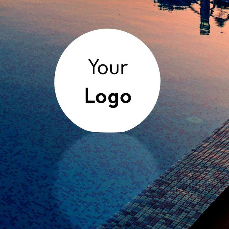 LED-Schwimmkugel mit Farbwechsel Teich Pool Personalisiert Leuchtkasten Logo-Hintergrundbeleuchtung